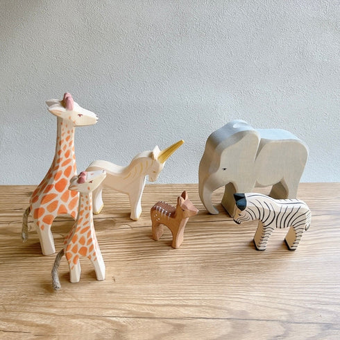 ostheimer キリンのこども 木製 つみき オストハイマー