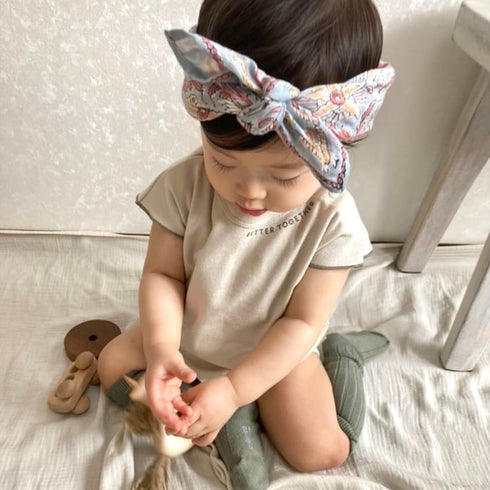 3.LIETO おでかけロンパース 70cm 80cm グレージュ スモークベージュ 日本製 スリーリエート