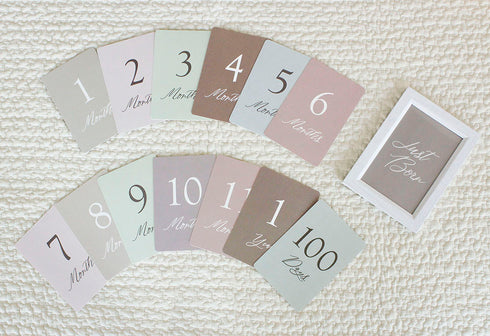 SHAOOL わっかラトル ベビーギフトセット / ドーナツ ストラップ 月齢カード 選び取りカード