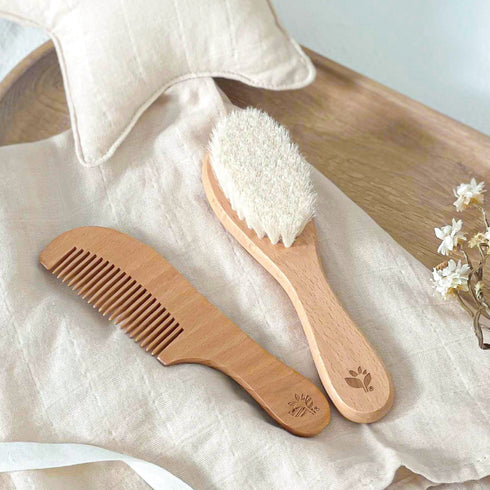 green sprouts ベビー ブラシ&コーム Baby Brush & Comb グリーンスプラウツ
