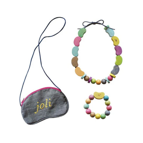 gg* ジジ my jewelry set マイジュエリーセット アクセサリー作り 紐通しビーズ 木のおもちゃ ビーンズ kiko+&gg*
