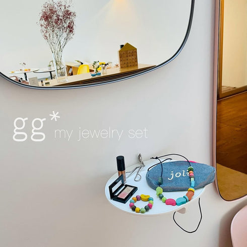 gg* ジジ my jewelry set マイジュエリーセット アクセサリー作り 紐通しビーズ 木のおもちゃ ビーンズ kiko+&gg*