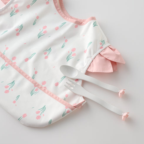 Lien de famille おはなのベビーカトラリー hanasaku spoon & fork SET ベビー食器 リヤンドファミーユ