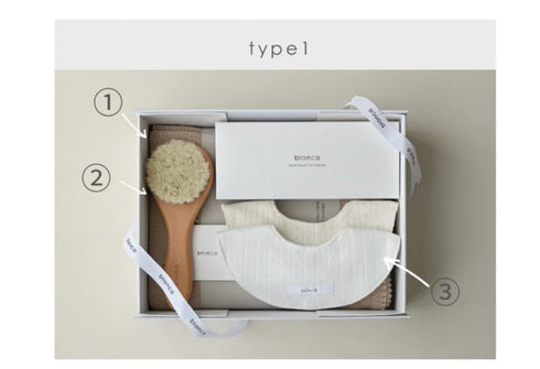 blanco peek a boo ! ベビーギフトセット 出産祝い ベビーブランケット おくるみ スタイ ベビーブラシ