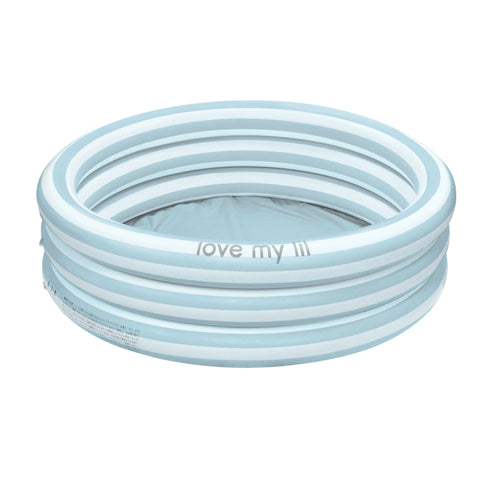Love my lil ラウンドプール 70cm 90cm ビニールプール ストライプ ボーダー ピンク ブルー ラブマイリル