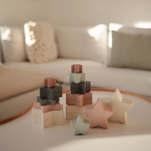 Mushie Nesting Star ネスティングスター スタッキング 重ねるおもちゃ 星 くすみカラー ムシエ