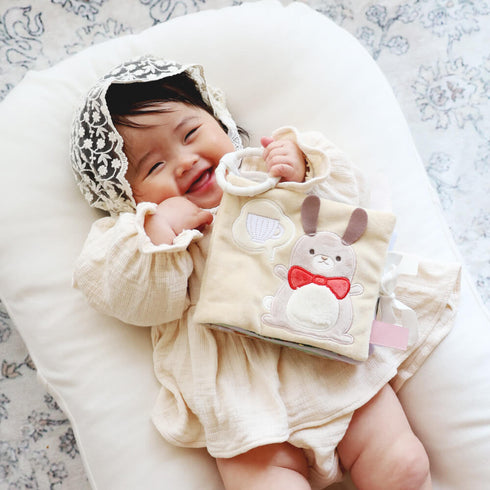 amanoppo えほんとぬいぐるみのセット うさぎさんとはりねずみくん 出産祝いにおすすめ3点ギフトセット あまのっぽ