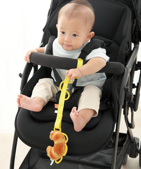 SHAOOL わっかラトル ベビーギフトセット / クロワッサン ストラップ 月齢カード 選び取りカード