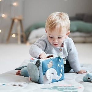 Done by Deer 布製 仕掛けおもちゃ ディスカバリーキューブ ディアフレンズ カラーミックス 2BD-4823137 ダンバイディア