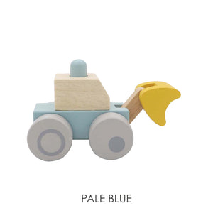 Adnil LAND SQUEAKY TRUCK ピコピコ音が鳴る はたらく車 木のおもちゃ 木製 くるま アドニルランド