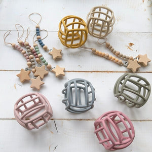 ベビーボールとホシノカタチ ホルダー セット Baby ball Toy Holder