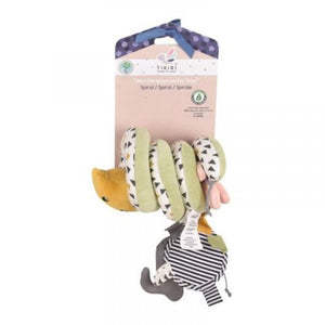 TIKIRI スパイラル アクティビティトイ Spairal Activity Toy ぞう ラトル 仕掛け 星 ミラー ティキリ