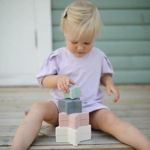 Mushie Nesting Star ネスティングスター スタッキング 重ねるおもちゃ 星 くすみカラー ムシエ