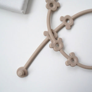 littlebyul 2024 renewal TOYBANDトイバンド brown おしゃぶりホルダー おもちゃホルダー トイホルダー りとるびょる