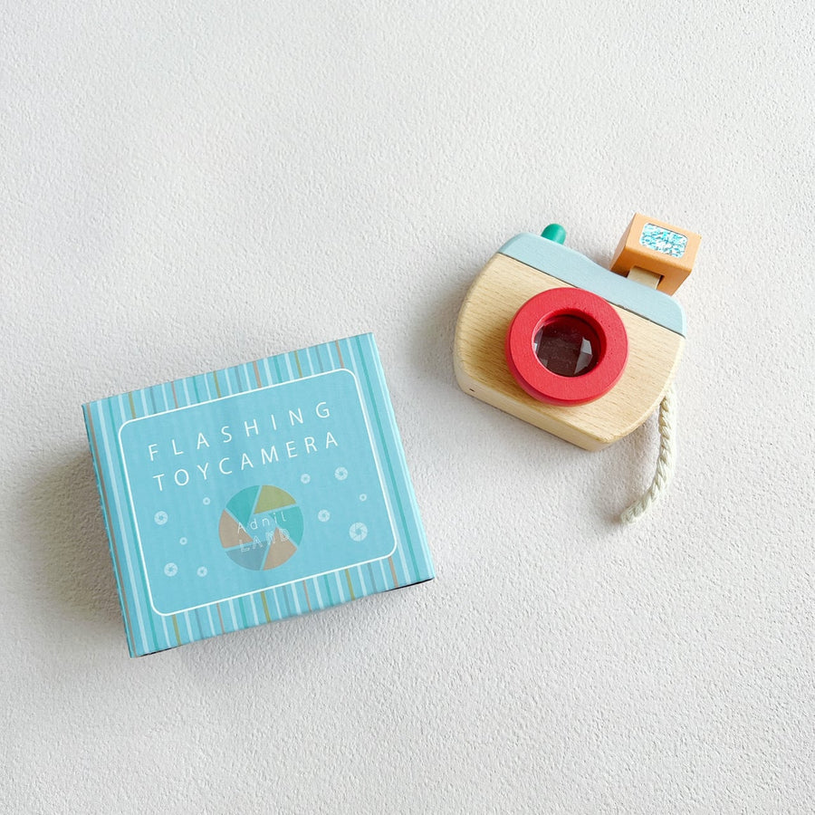 Adnil LAND 木製カメラ FLASHING TOY CAMERA フラッシング トイ カメラ アドニルランド