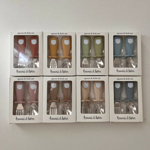 kawaii&born くまさん スプーン＆フォーク カトラリーセット 子供用 ベビー用 KawaiiZou