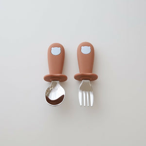 kawaii&born くまさん スプーン＆フォーク カトラリーセット 子供用 ベビー用 KawaiiZou