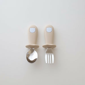 kawaii&born くまさん スプーン＆フォーク カトラリーセット 子供用 ベビー用 KawaiiZou