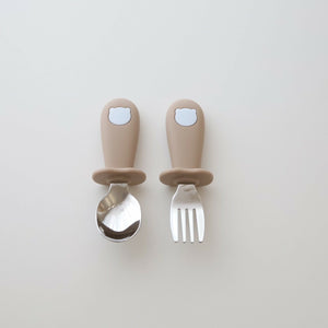 kawaii&born くまさん スプーン＆フォーク カトラリーセット 子供用 ベビー用 KawaiiZou