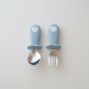 kawaii&born くまさん スプーン＆フォーク カトラリーセット 子供用 ベビー用 KawaiiZou