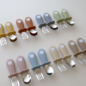 kawaii&born くまさん スプーン＆フォーク カトラリーセット 子供用 ベビー用 KawaiiZou