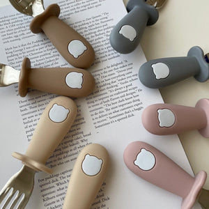 kawaii&born くまさん スプーン＆フォーク カトラリーセット 子供用 ベビー用 KawaiiZou