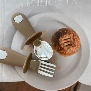 kawaii&born くまさん スプーン＆フォーク カトラリーセット 子供用 ベビー用 KawaiiZou