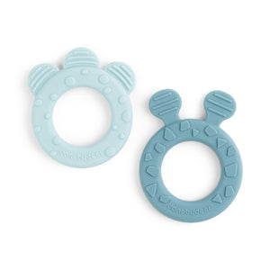 Done by Deer ダンバイディア シリコン歯固め ディアフレンズ 2個セット 赤ちゃんのおもちゃ