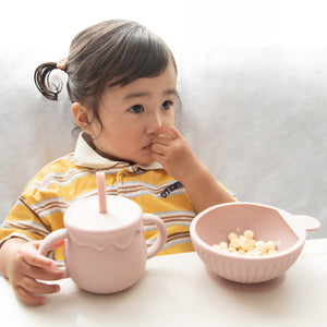 Love my lil 3wayマグ シリコン製 ストローマグ スナックカップ 両手持ちコップ ラブマイリル