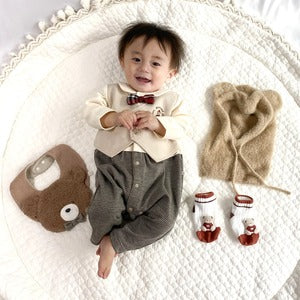 mocmof 重ね着風フォーマルロンパース 70cm 80cm 男の子 フォーマル ベビー服 622-671039 モクモフ