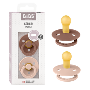 BIBS おしゃぶり2個入 天然ゴム 北欧 サイズ 1 サイズ 2 ビブス