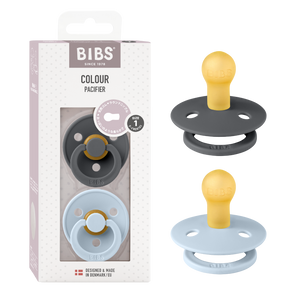 BIBS おしゃぶり2個入 天然ゴム 北欧 サイズ 1 サイズ 2 ビブス