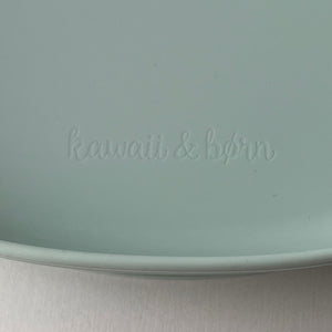 kawaii&born くまシリコンプレート 割れないお皿 離乳食 滑り止め ベビー食器 Bear