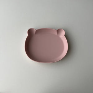kawaii&born くまシリコンプレート 割れないお皿 離乳食 滑り止め ベビー食器 Bear
