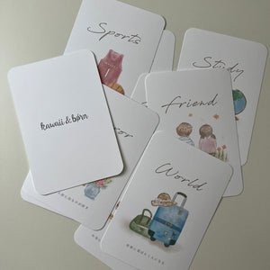 kawaii&born 選び取りカード [ 003 ] 誕生日 一升餅 餅背負い ファーストバースデー 1才 kawaiiZOU