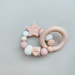 LABRO 歯がため 星パーツ スター 木製 木のおもちゃ ファーストトイ 日本製 ラブロ