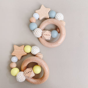 LABRO 歯がため 星パーツ スター 木製 木のおもちゃ ファーストトイ 日本製 ラブロ