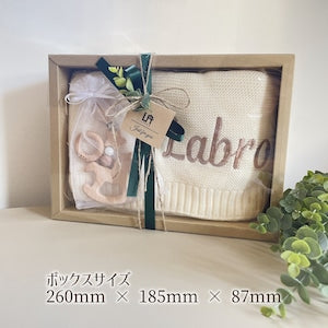 LABRO ブランケットとブランケットホルダーのギフトセット 出産祝いセット ラブロ