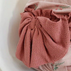 coto cotte ふわリボン 2P ゆかた 花刺繍 100cm 110cm 722-664044