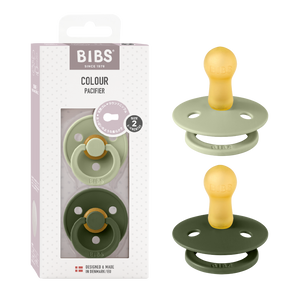 BIBS おしゃぶり2個入 天然ゴム 北欧 サイズ 1 サイズ 2 ビブス