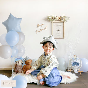 Hanamei スター バルーン セット [スタンド付き] 星 バースデー 飾り付け 風船 ハナメイ