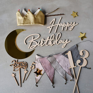 MOONTIC GOLD ゴールドミラー ムーン＆スターset デコレーション パーティー ムーンティック