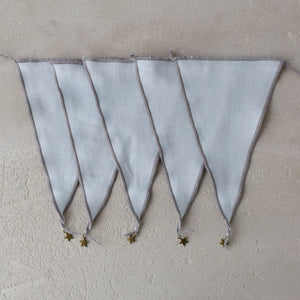 MOONTIC ファブリックガーランド ピンク ナチュラル ホワイト ブルー 全長2.8m HAPPY BIRTHDAY お誕生日ガーランド バースデー