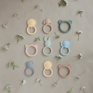 Mushie Animal Teether アニマルティーサー Dog いぬ ムシエ