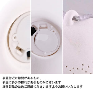 鏡餅 オブジェとしても使える半磁器のLEDライト 【Lサイズ】 お正月飾り 正月 雪だるま クリスマス サンタ帽子 shesay 108229