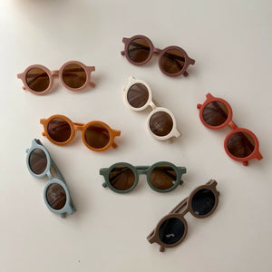 kawaii&born 紫外線99％カットのUV400 キッズサングラス ベビーサングラス 夏 日焼け対策