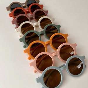 kawaii&born 紫外線99％カットのUV400 キッズサングラス ベビーサングラス 夏 日焼け対策