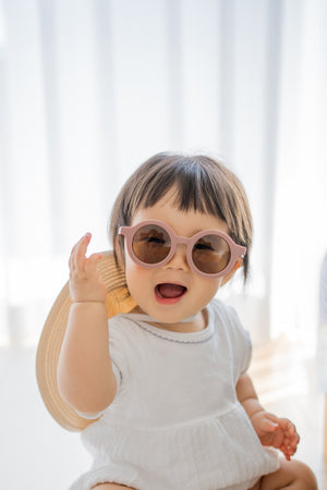 kawaii&born 紫外線99％カットのUV400 キッズサングラス ベビーサングラス 夏 日焼け対策