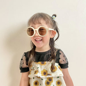 kawaii&born 紫外線99％カットのUV400 キッズサングラス ベビーサングラス 夏 日焼け対策