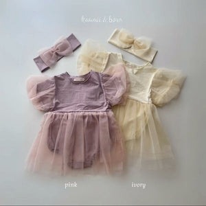 kawaii&born ベビードレス セレモニードレス 結婚式 フォーマル パーティー ベビー服 女の子 70cm 80cm 90cm